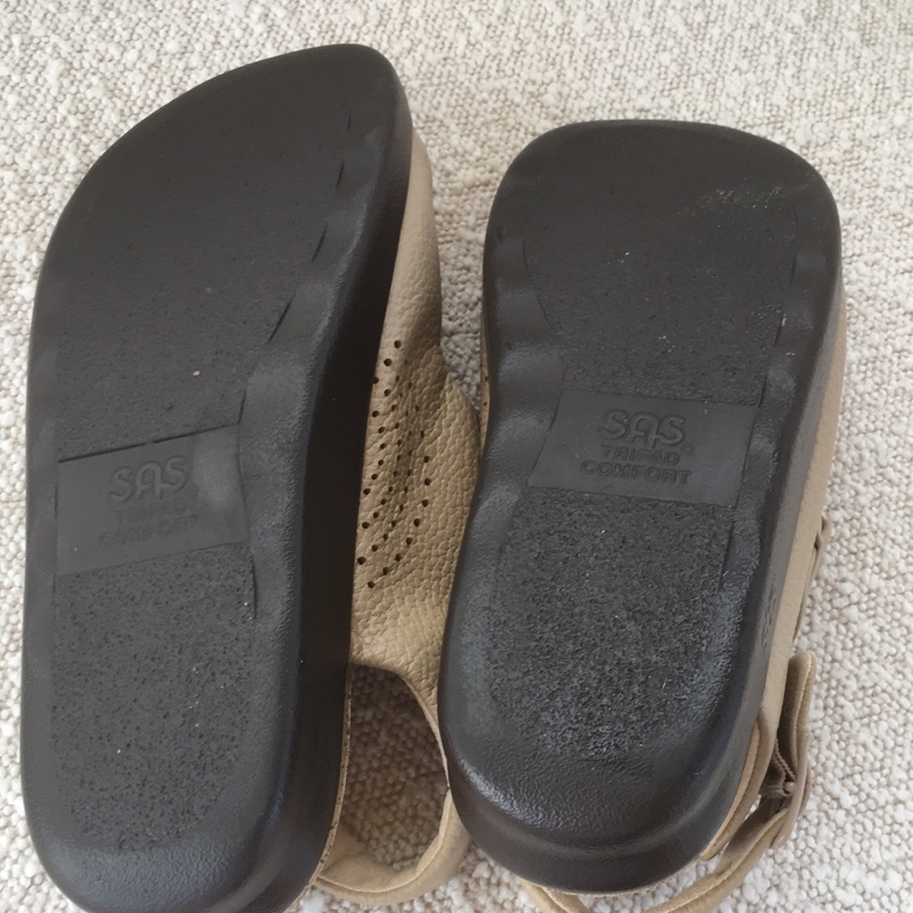 SAS Platform Leather  Sandals, 11 - Picture 6 of 11